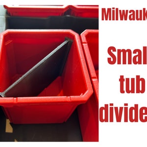 Milwaukee Packout Organiser Dividers For Small Tubs Bins
