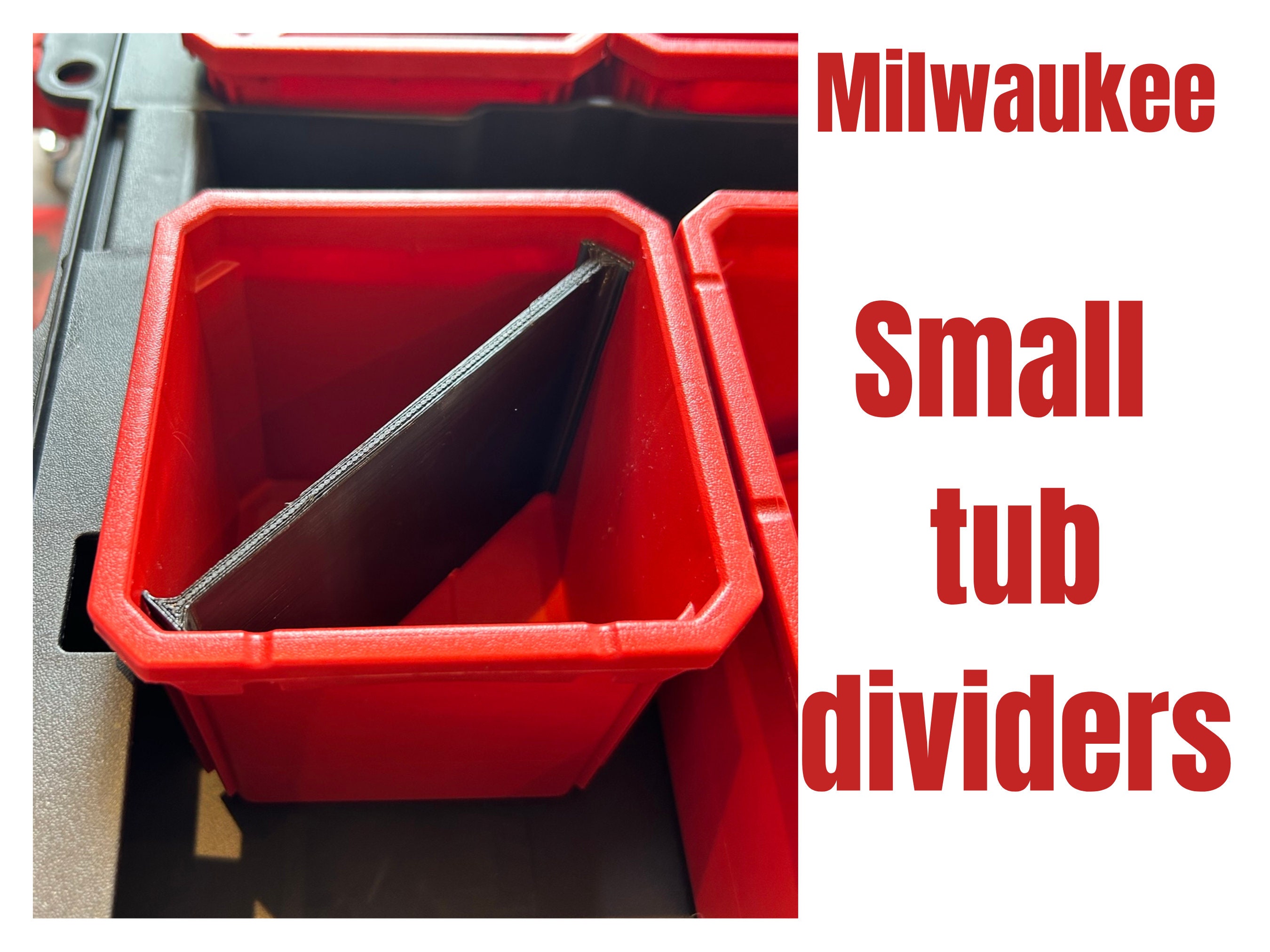 Milwaukee Packout Organiser Dividers For Small Tubs Bins