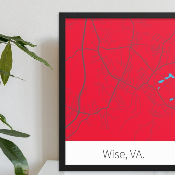 Red Grey Wall Art Etsy