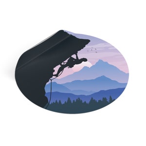 Lead Climbing Vinyl Stickers, Rock Climbing Sticker Set, Mountain Sticker, Mountain Climber Decals, Adventure Stickers, Hiking Sticker