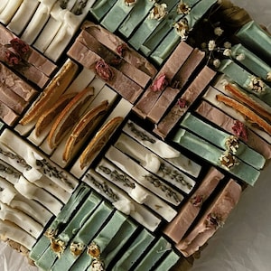 Bomberniere Matrimonio,Regalo in Lotti,Saponi Profumati Personalizzati, Battesimo -Baby Shower,Rose-Lavanda-Arancia-Eucalıpto
