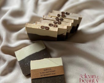 Coffee Soap Party Favors-Handmade Coffee Scented Soap- Bulk Wedding Favor-Baptism|Baby Shower Gift-Vegan Scincare Gift-Boho Wedding Gift