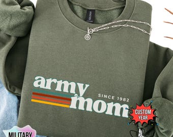 Vintage Army Mom Sweatshirt, Army Mom Hoodie, USA Army Mom Gift, Military Mom Shirt, Soldier Mom T-Shirt, Proud Army Mom Shirt, Deployment