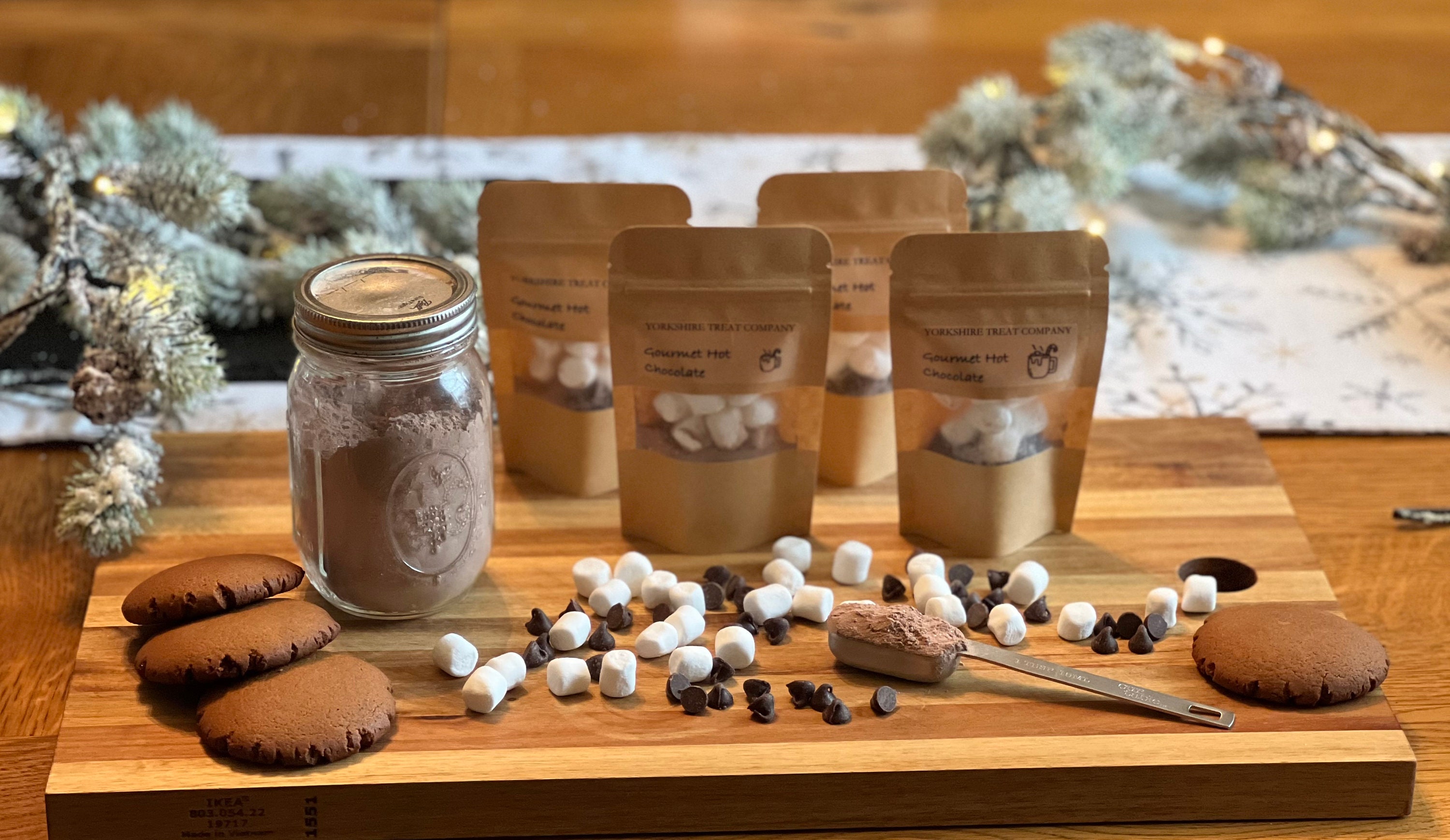 Personalized Hot Chocolate Party Favors, Perfect Individual Pouches for