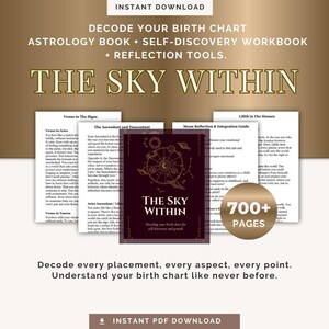 The Sky Within — Decode Your Birth Chart | Astrology Book PDF & Self-Discovery Workbook