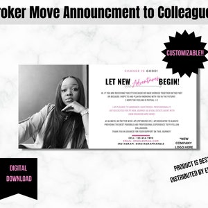 Real Estate Marketing, Real Estate Announcements, Real Estate Branding, Broker, Company Move, Client Announcement, Realtor Announcement