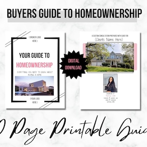 Buyers guide, Real estate marketing, Realtor Buyer Guide, Home buying guide, Home Buying process, Real Estate Letter, Real Estate Buyer temp