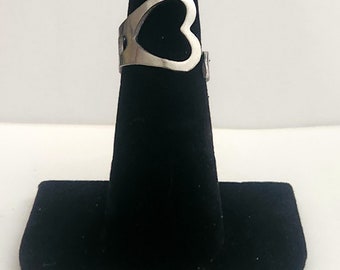 Heart Key Hole Spoon Ring