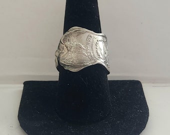 Illinois national union spoon ring