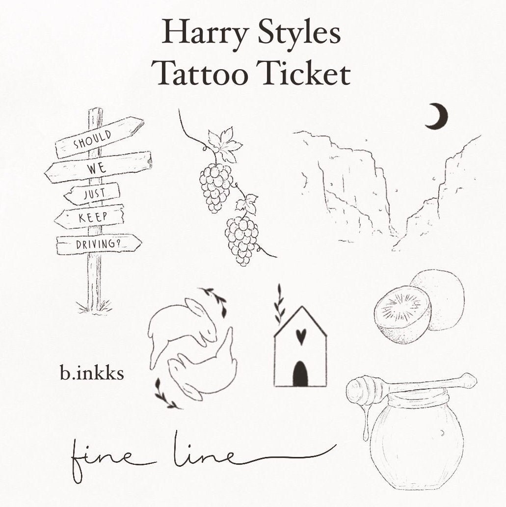 Harry Styles Tattoos  Meanings  A Complete Tat Guide