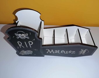 R I P Pencil Organizer File, Personalized Teacher Appreciation Gift Desk Pen Holder Storage Cup, Digital Laser Cut Glowforge files Custom