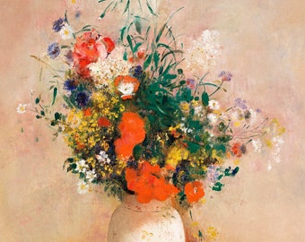 Vase of Flowers (1906) by Odilon Redon