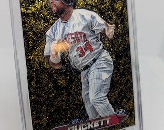 Kirby Puckett Baseball Card Art | Minnesota Twins Gift | Baseball Fan Decor | One-of-a-Kind Trading Card Art | MLB Collectible