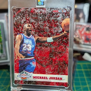 1993 Michael Jordan NBA Hoops Customized Basketball Card Art Chicago Bulls