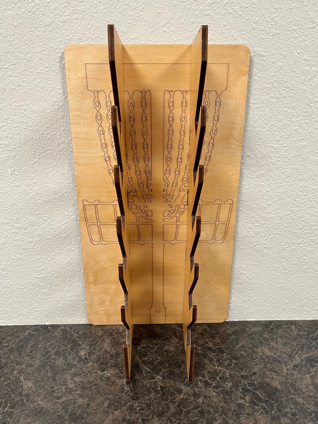 Custom Engraved Wooden Disc Golf Holder High Quality Gift Etsy