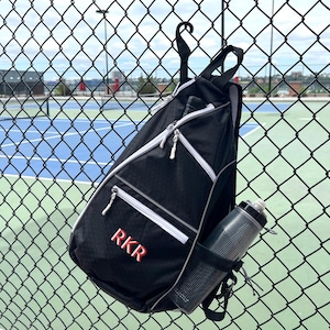 Custom Pickleball Bag With Fence Hook Personalized Pickleball Bag for Teams Shadow Monogram Pickleball Bag Multicolored Pickleball Bag Gift