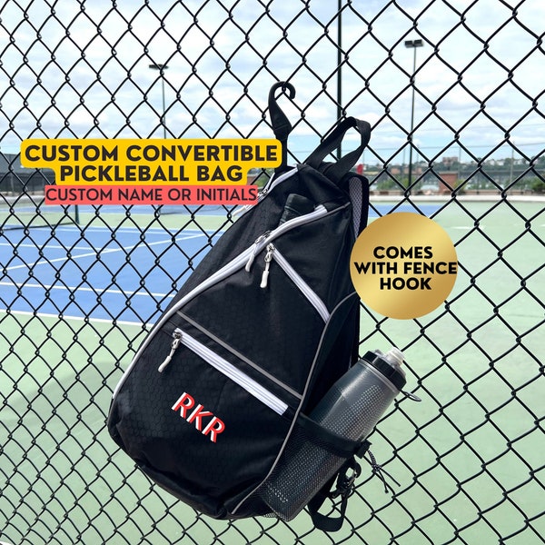 Pickleball Bag With Fence Hook Etsy