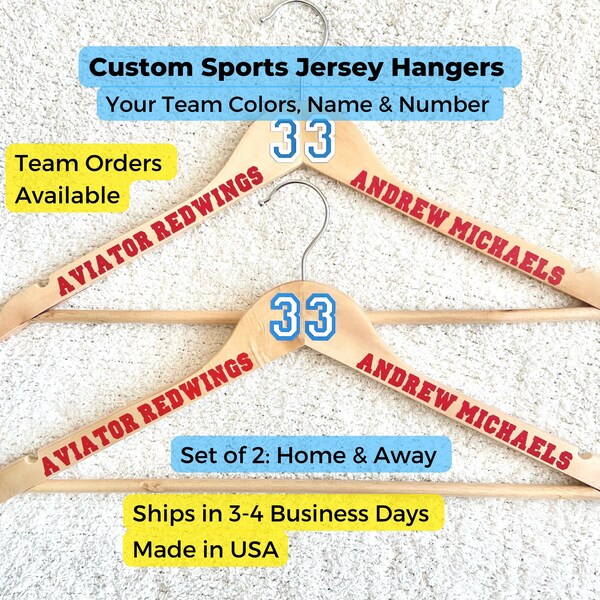 Hockey Jersey Hanger Etsy