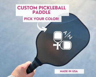 Custom Designed Pickleball Paddle With Name Personalized Pickleball Paddle for Beginner Lightweight Custom Pickleball Paddle for Tournament