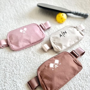 Custom Pickleball Bag Belt Personalized Pickleball Decal Name Bag Belt Pickleball Monogram Bag Pickleball Gift for Women Pickleball Birthday
