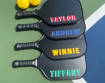 Custom Designed Pickleball Paddle With Name Personalized Pickleball Paddle for Beginner Lightweight Custom Pickleball Paddle for Tournament