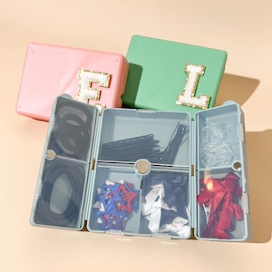 Dance Gift Idea Girl Cheer Gift Team Dance Hair Kit for Little Girl Dance Accessory Organizer Hair Bow Box Personalized Gift for Teen Beauty