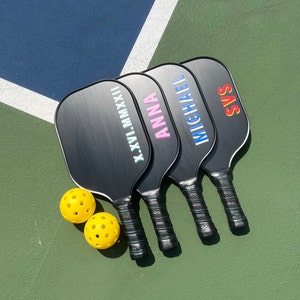 Custom Designed Pickleball Paddle With Name Personalized Pickleball Paddle for Beginner Lightweight Custom Pickleball Paddle for Tournament image 4