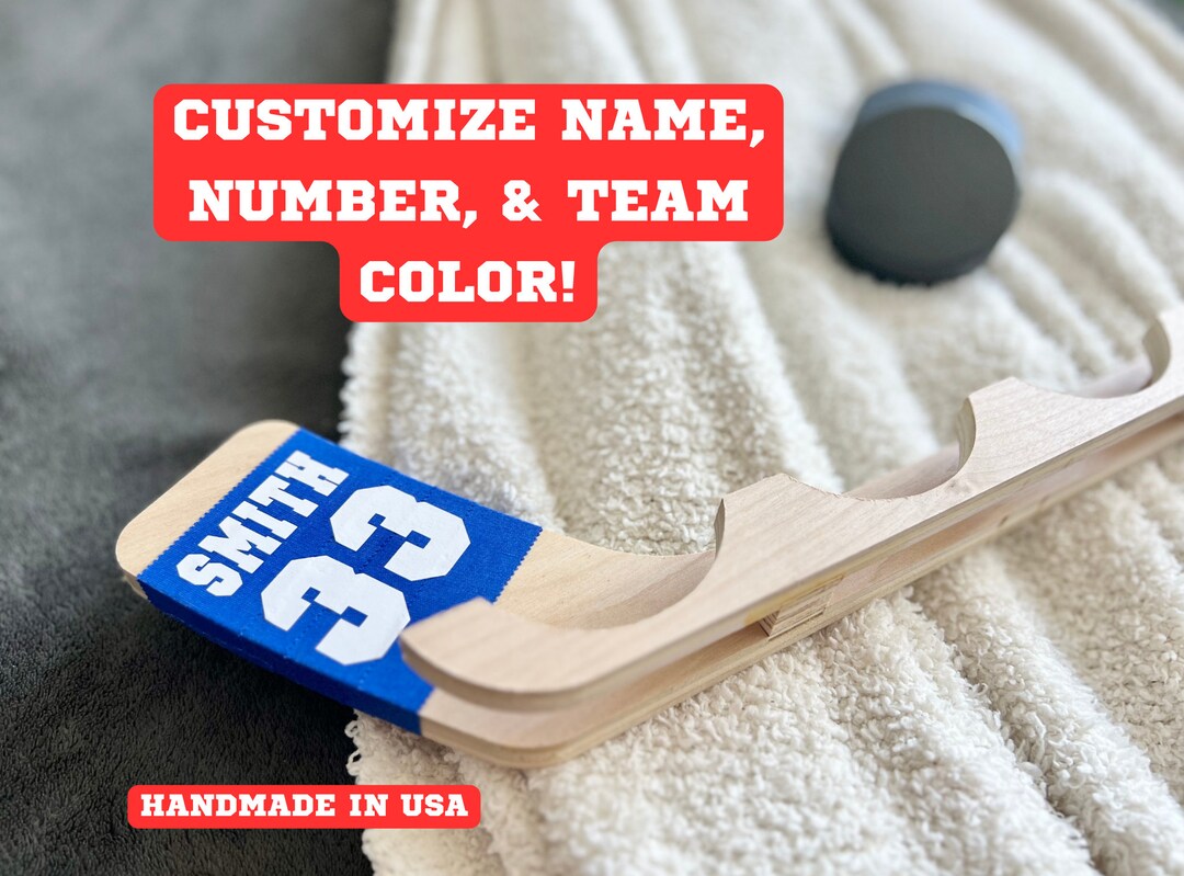 Custom Hockey Puck Display Personalized Case Puck Holder Shelf Nursery ...