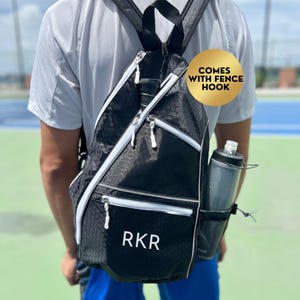 Custom Pickleball Bag With Fence Hook Pickleball Bag for Multiple Paddles Pickleball Bag With Paddle Protection Ergonomic Pickleball Bag