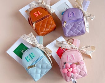 Back to School Teacher Gift Idea Custom Teacher Gift Card Holder First Day of School Backpack Tag Teacher Appreciation Gift Set Bundle