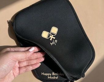 Custom Pickleball Personalized Pickleball Paddle Cover Racquet Pickleball Bag Pickleball Paddle Holder Ball Pickleball Gift for Men Cover