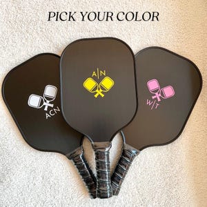 Custom Designed Pickleball Paddle With Name Personalized Pickleball Paddle for Beginner Lightweight Custom Pickleball Paddle for Tournament