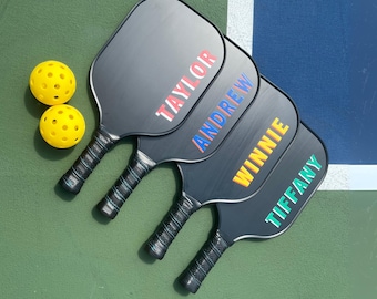 Custom Pickleball Paddle With Name Personalized Pickleball Paddle for Beginner Handcrafted Custom Pickleball Paddles for Birthday Gift Ideas