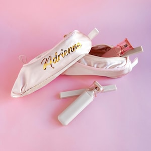 Custom Dance Accessory Hair Bag Dance for Little Girl Pencil Case School Tween Bag for Cheer Gift Dance Makeup Bag Cheer Pouch Personalized