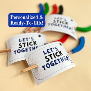Benutzerdefinierte Hockey Valentine Party Favor Sport Team Geschenk Valentinstag für Kinder Team Party Favor Pack Digitaler Download Valentinstag Klassenzimmer Geschenkset
