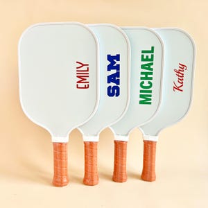 Custom Designed Pickleball Paddle With Name Personalized Pickleball Paddle for Beginner Lightweight Custom Pickleball Paddle for Tournament
