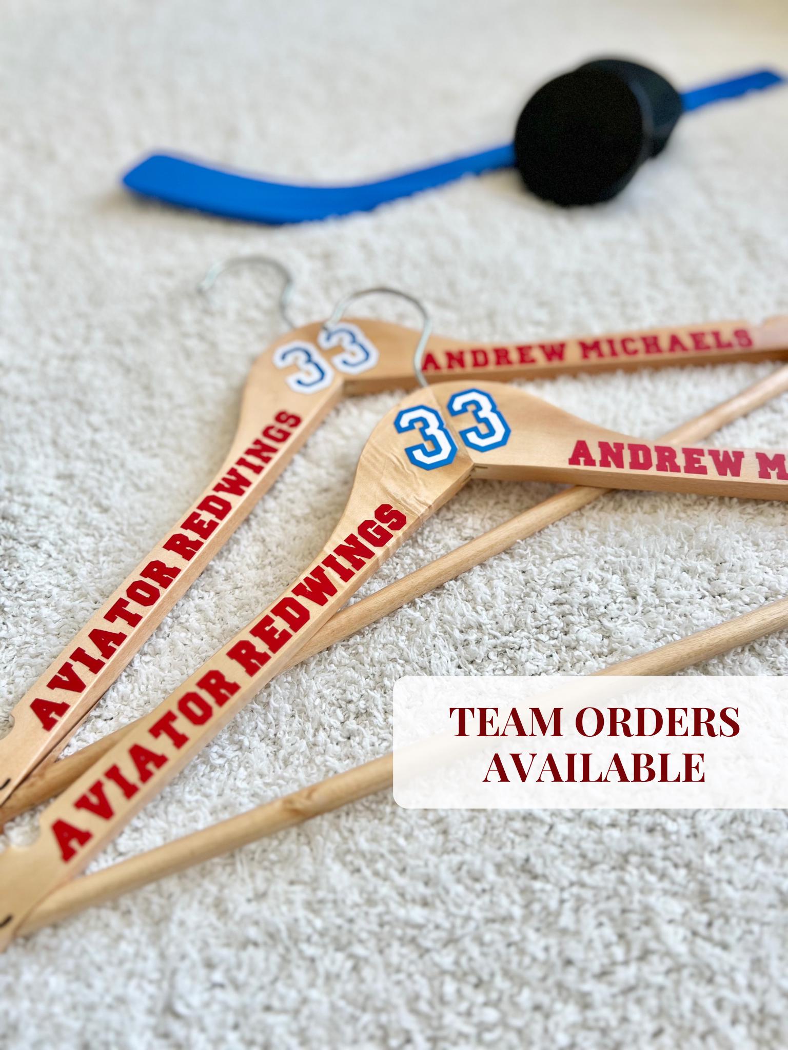Set of 2 Custom Hockey Display Jersey Hanger for Kids Sport Jersey…