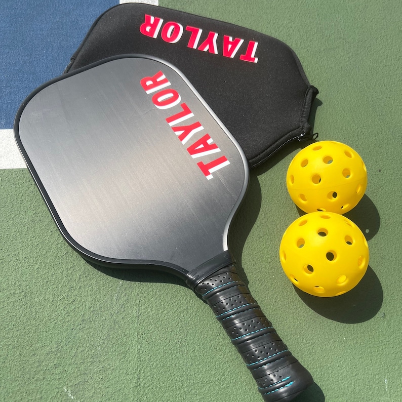 Custom Designed Pickleball Paddle With Name Personalized Pickleball Paddle for Beginner Lightweight Custom Pickleball Paddle for Tournament image 5