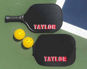 Custom Pickleball Paddle Cover Gift Personalized Pickleball Paddle Case Gift Sets Pickleball Unique Gift Idea Pickleball Paddle for Her