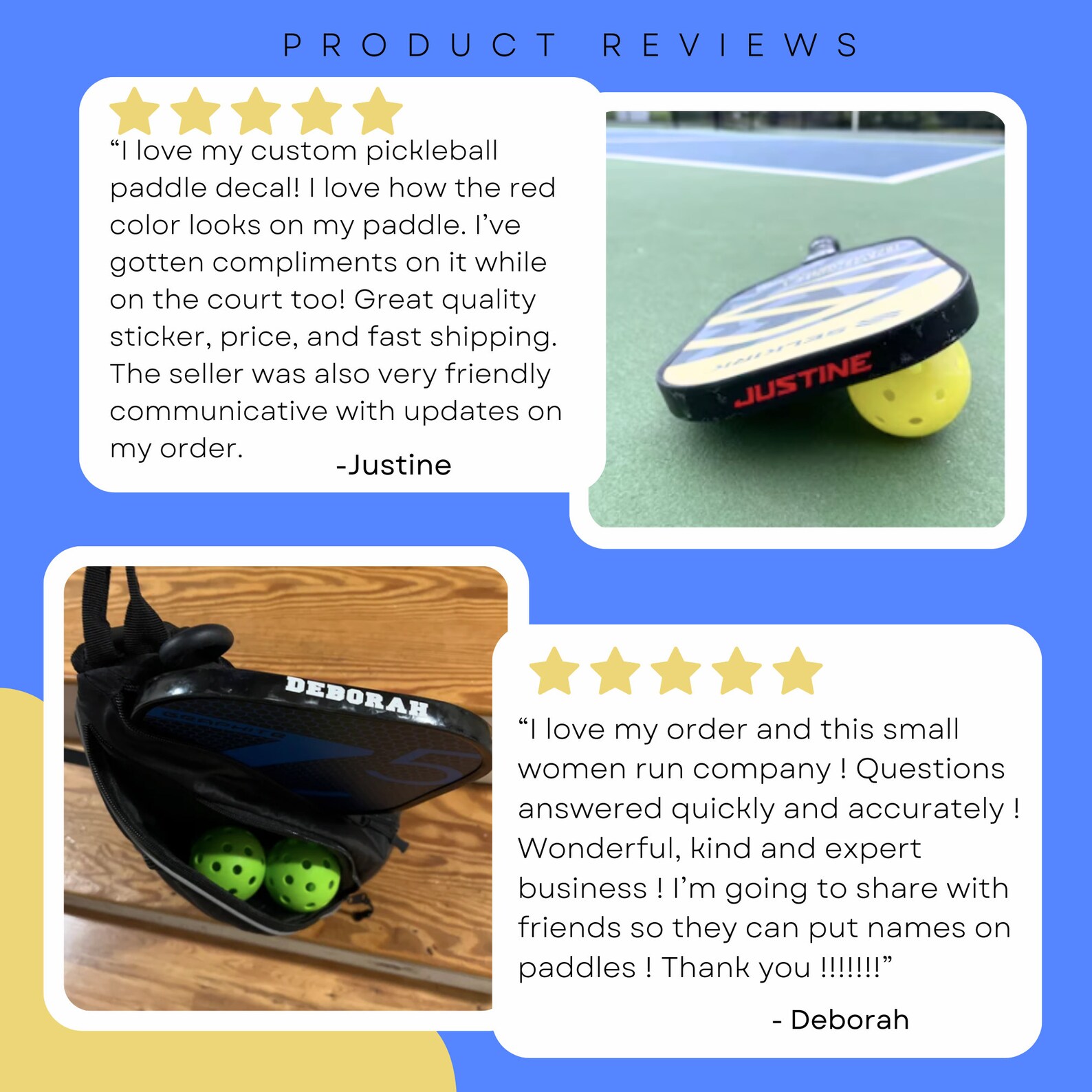Custom Pickleball Paddle Label Edge Guard Decal Pickleball Etsy
