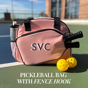 Custom Pickleball Bag Personalized Pickleball Paddle Case Pickleball Decal Name Bag Cover Pickleball Tote Bag Paddle Monogram Bag for Women