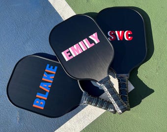 Custom Designed Pickleball Paddle With Name Personalized Pickleball Paddle for Beginner Lightweight Custom Pickleball Paddle for Tournament