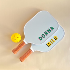 Gift for Pickleball Player Pickleball Lover Gift Personalized Sports Gift Custom Pickleball Paddle Matching Pickleball Paddles His Hers Pickleball Paddles Couple Pickleball Gift Team Pickleball Paddles