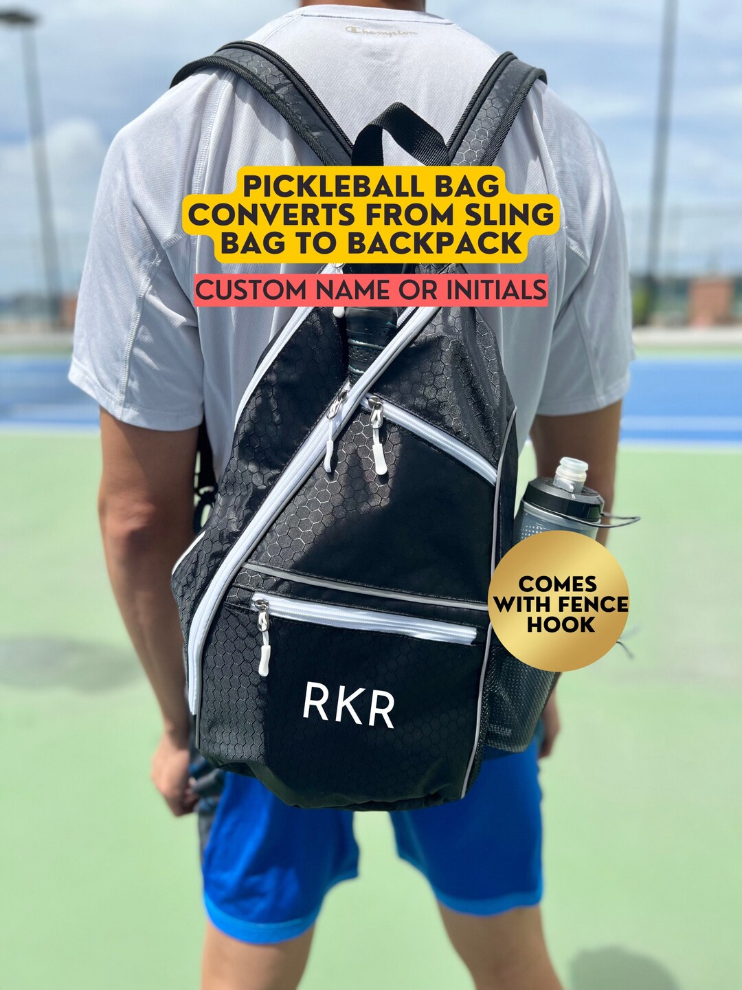 Custom Pickleball Bag With Fence Hook Pickleball Bag for Multiple
