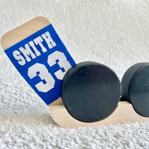 hockey puck display holder personalized puck holder custom