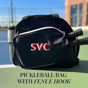 Custom Pickleball Bag Personalized Pickleball Paddle Case Pickleball Decal Name Bag Cover Pickleball Tote Bag Paddle Monogram Bag for Women
