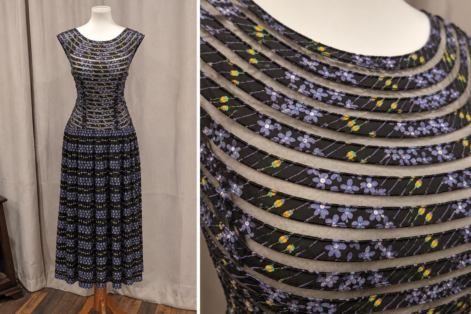 Vintage Sheer Dress - Etsy