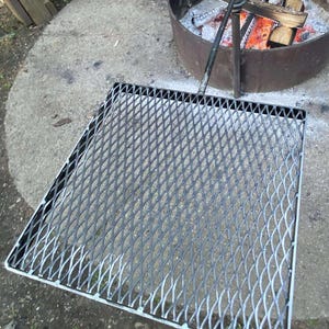 Hand Forged Campfire Tripod Grill Attachment