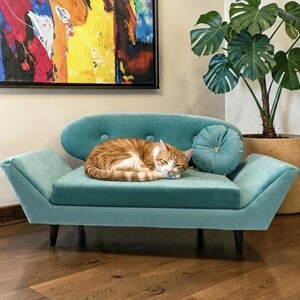 MCM Pet Sofa: Gondola CozyPaw - Mid-Century Modern Design