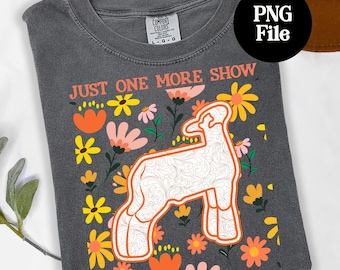 Spring Floral Vintage Lamb PNG: County Fair Sheep Digital Graphic, Southdown Sublimation Instant Download